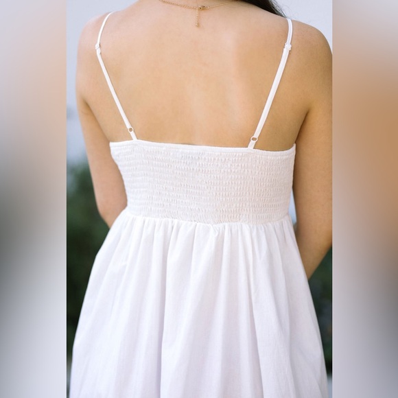 NWT Dahlia Corset Midi Dress in White - Size S - Picture 4 of 12